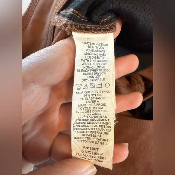 Women’s prana Halle’s hiking pant size 12 burnt orange color - Picture 10 of 12